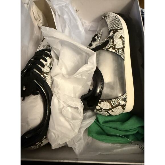 Jessica Rich transparent Sneaker, Gold Snake Size 37 - Picture 2 of 8